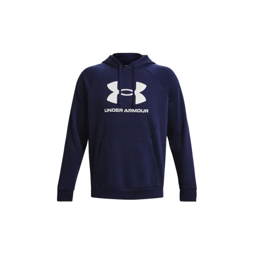 Under Armour Rival Fleece Sweatshirts Men Navy Blue