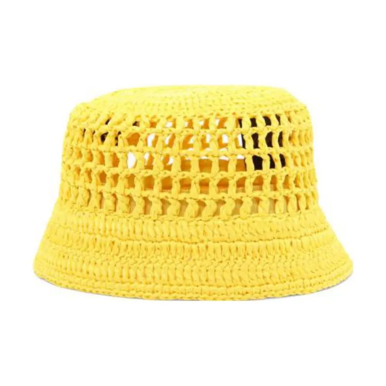 PRADA Raffia Bucket Hat-2