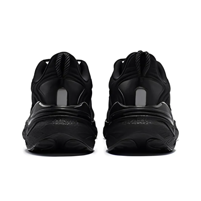 361° Popping Foam 3 Cushioning Breathable Low Top Running Shoes Men's Black Gray-2