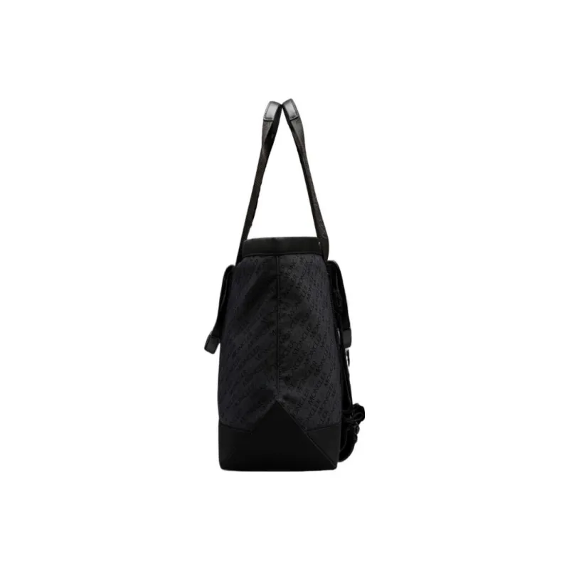 Moncler Nylon With Calfskin Tote Bag, Shopping Bag, Shoulder Bag, Handbag Men's Black-1