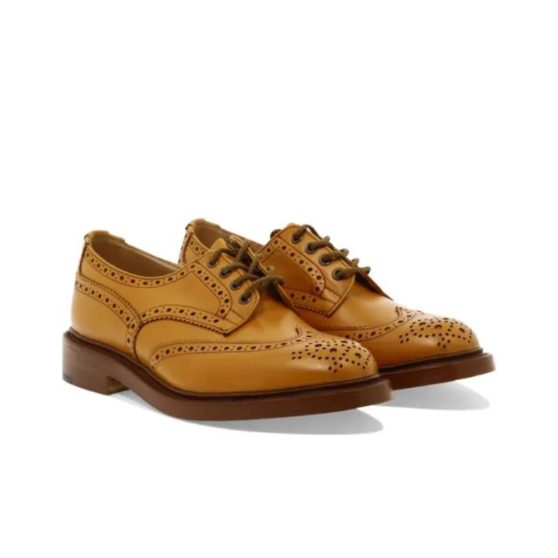 Tricker's Bourton Antique 40mm Perforated Brogues-2