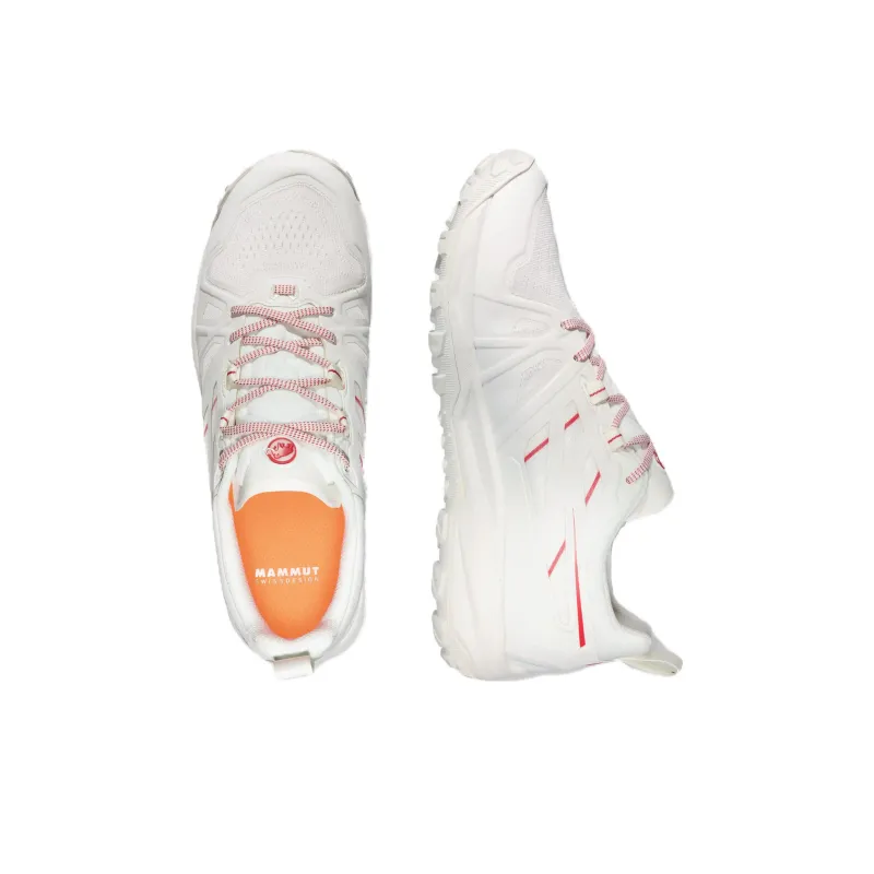 MAMMUT Saentis Cushioned Slip-Resistant Abrasion-Resistant Low-Top Outdoor Shoes Men's White Red-3