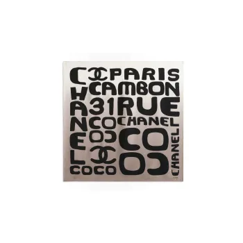 CHANEL Silk Scarves Women's Beige/Black