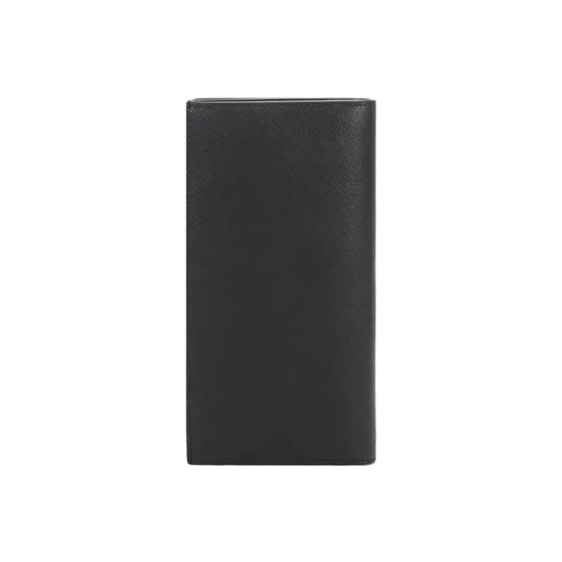 BALLY Cow Leather Coin Purses Wallets Men's Black-3