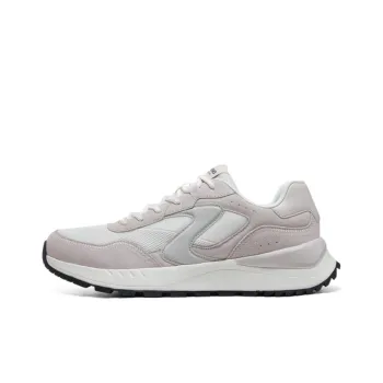 Skechers Street Cushioning Anti Slip And Wear Resistant Coverage Low Top Casual Shoes Men's White Gray