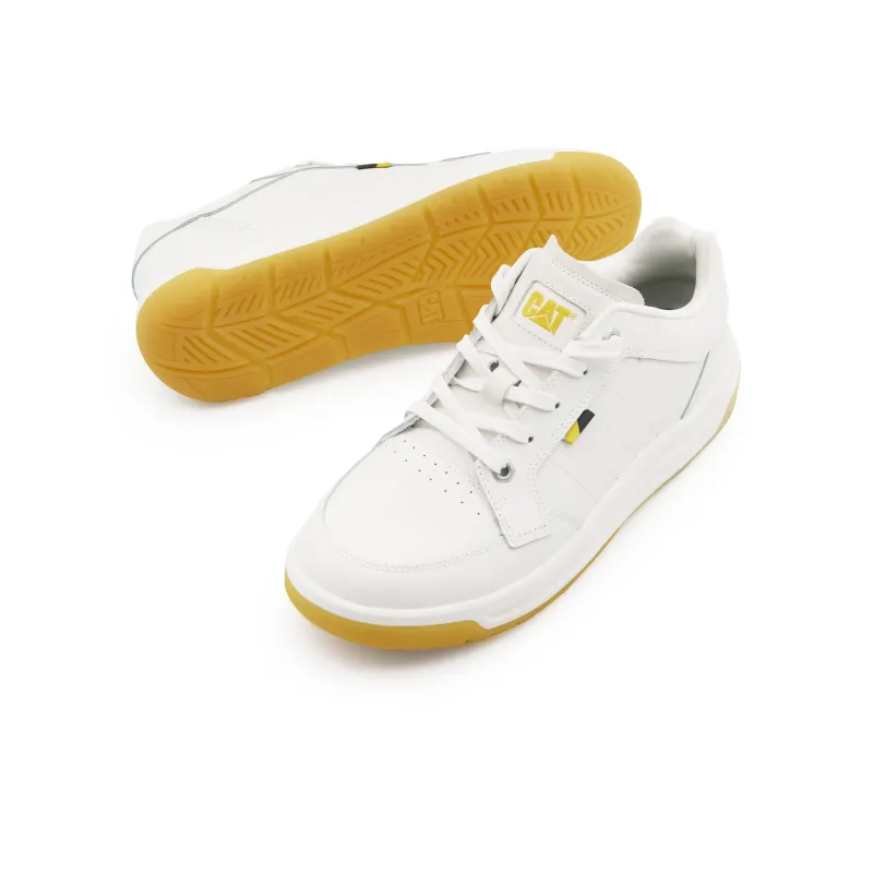 CAT Anti Slip And Wear Resistant Breathable Low Top Outdoor Shoes Men's White-2