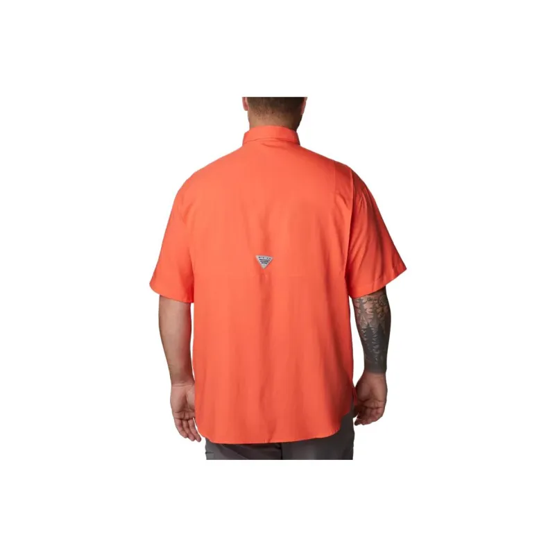 Columbia Shirt Men's Orange Red-1