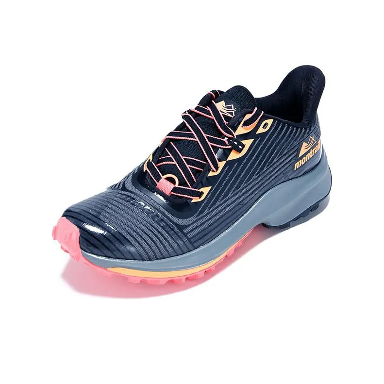 Columbia Montrail Breathable Low Top Running Shoes Women's Black Gray-1