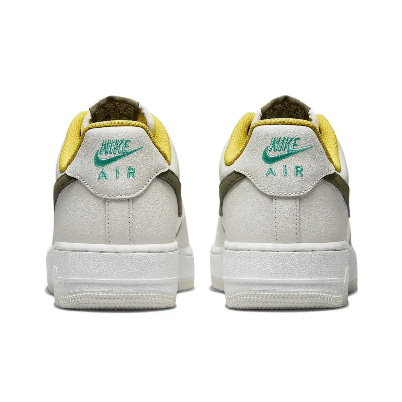 Nike Air Force 1 Low '07 Prm Light Bone Cargo Khaki Vivid Sulfur-4