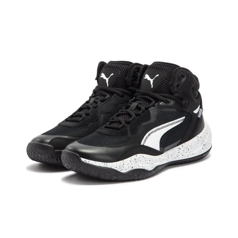 PUMA Playmaker Pro Mid Splatter Black-1