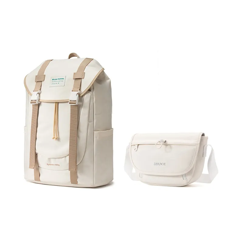 MR.ACE HOMME Polyester Saddle Bag, Shoulder Bag, Backpack Regular Unisex Snow-13