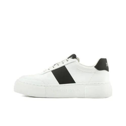 ARMANI EXCHANGE Skateboard Shoes Women's Low-Top White