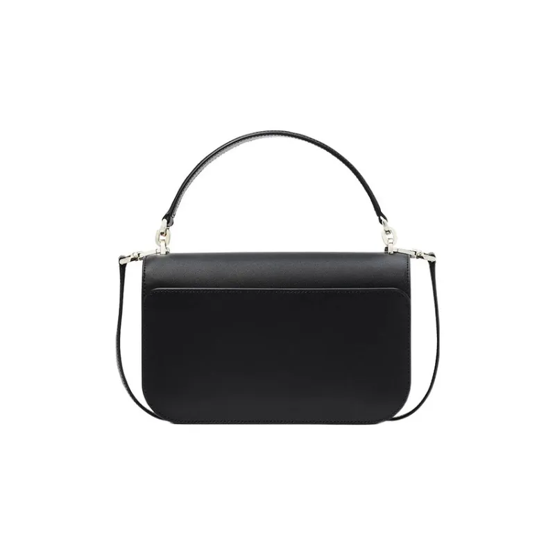 Kate Spade Smooth Leather Shoulder Bag, Crossbody Bag Regular Women's Black-3