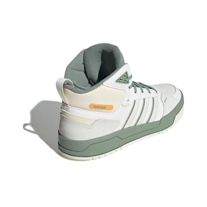 Adidas Neo 100DB Basketball Shoes 'Grey White Olive Green'-3
