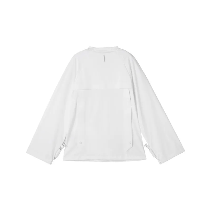 NORVINCY Outerwear Trendy Raglan Sleeve 100% Cotton Hoodless Sweatshirt Men's-3