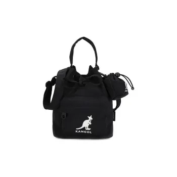 KANGOL Handbag Bucket Bags Handbags Unisex Black