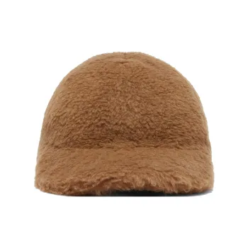 MaxMara Cotton Baseball Caps Women's Brown