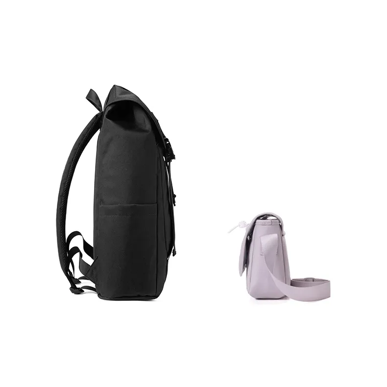 MR.ACE HOMME Polyester Saddle Bag, Shoulder Bag, Backpack Regular Unisex Snow-6