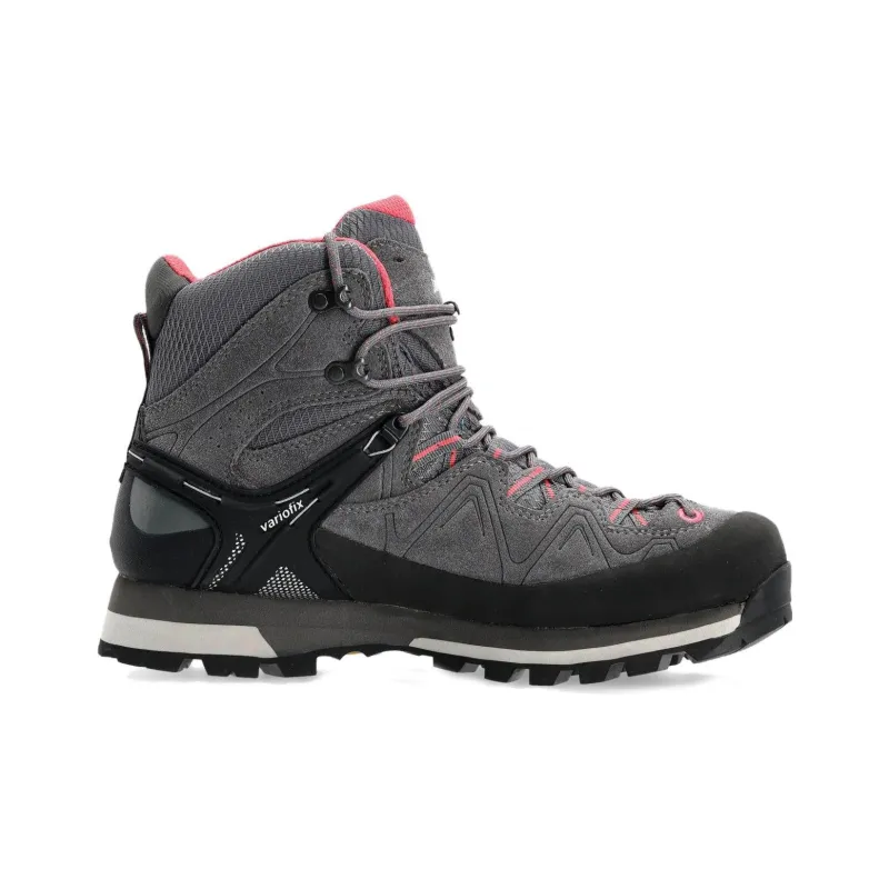 MEINDL Tonale Lady GTX Anti-Slip Wear-Resistant High-Top Outdoor Shoes Women's Gray Red-1