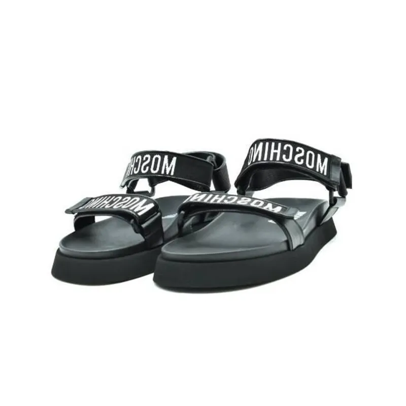 MOSCHINO Strap Sandals Men's Black-2