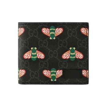 GUCCI Canvas Canvas Bag Wallets Regular Men's Black
