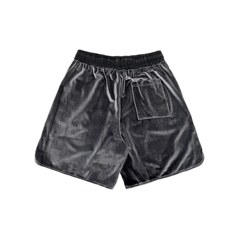 False Perception Casual Shorts Unisex Silver Gray-1