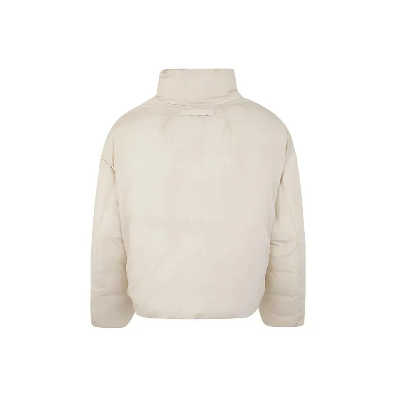 Jacquemus Asymmetric Buttoned Highneck Puffer Jacket-1