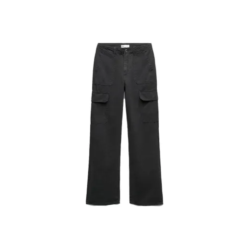 ZARA Cargo Pants Women's Black