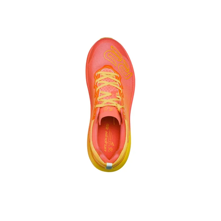 R2 REALRUN Anti Slip Wear Resistant Low Top Running Shoes Unisex Red Yellow-3