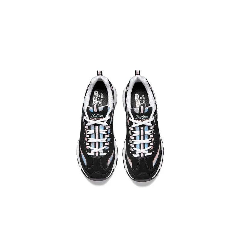 Skechers D'Lites Splendid Journey 'Black Multicolor' Women's-2