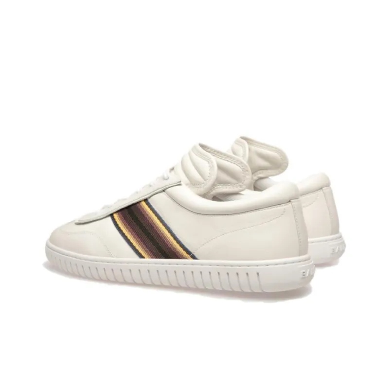 BALLY Side-stripe Leather Sneakers-3
