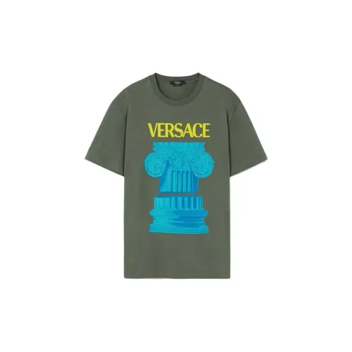 VERSACE T-Shirts Men Green