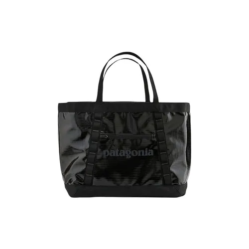 Patagonia Recycled Nylon Tote Bag Shopping Bag Handbag Regular Unisex Black