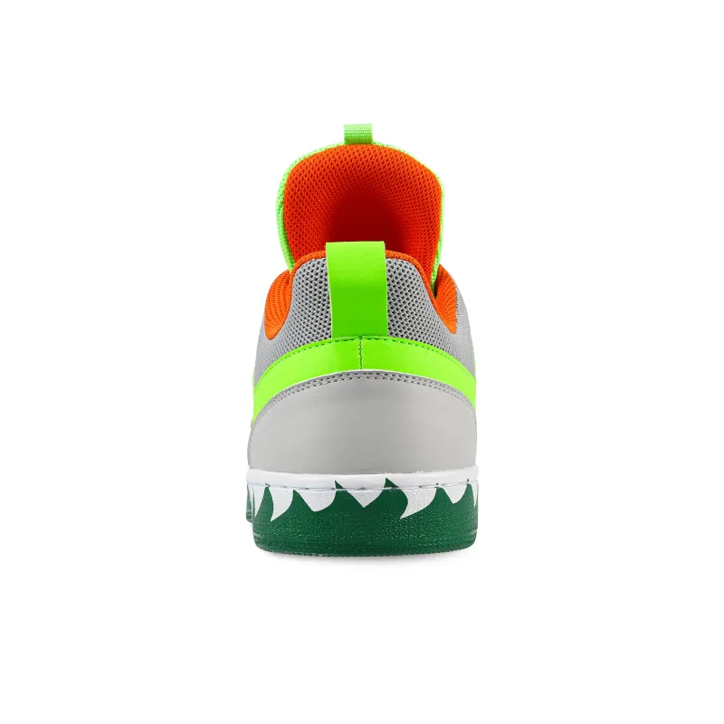 SOULSFENG Low Top Skateboard Shoes Unisex Light Green-5