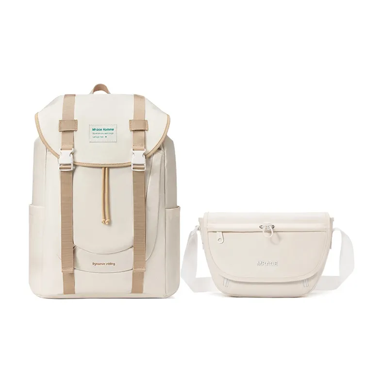 MR.ACE HOMME Polyester Saddle Bag, Shoulder Bag, Backpack Regular Unisex Snow-12
