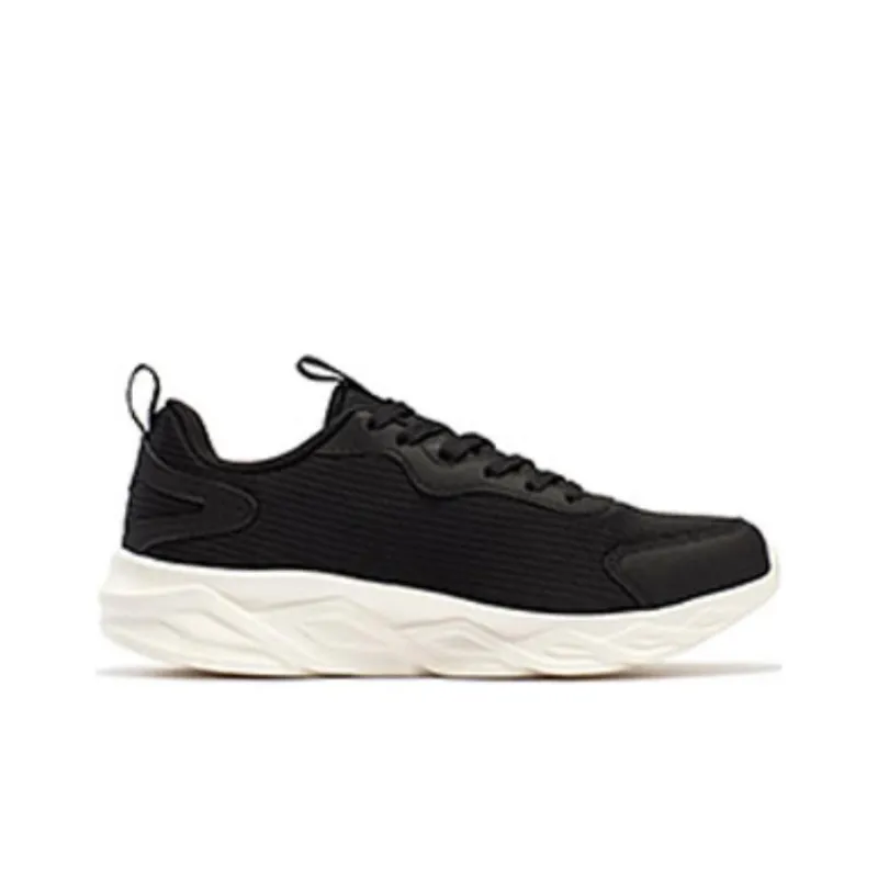 361° Blade Cushioning Low Top Casual Running Shoes Men's Obsidian Black Feather White-1