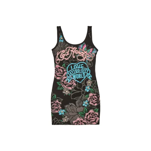 Ed Hardy Slip Dresses Women's Black