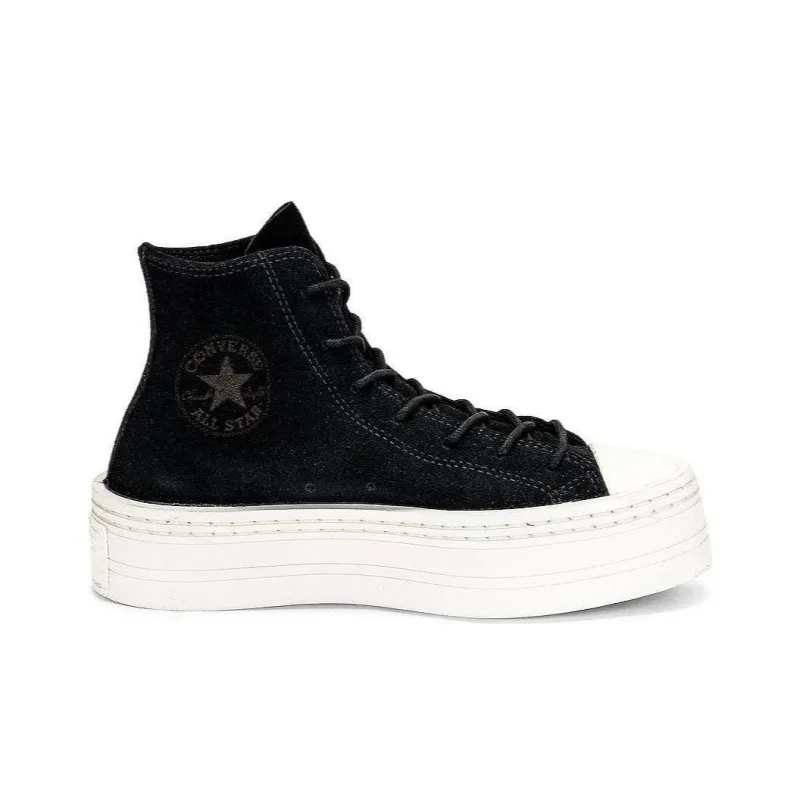 Converse Chuck Taylor All Star Modern Lift Platform Hi Black Egret Women's-1