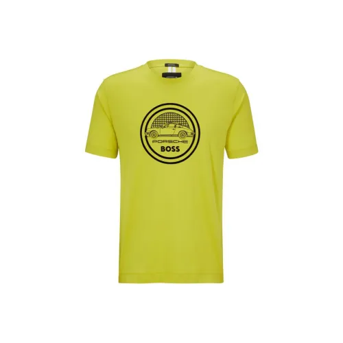 Porsche X HUGO BOSS T-Shirts Men Green