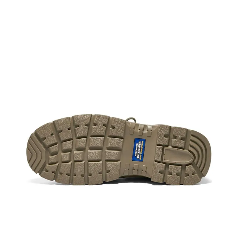 Skechers Work Abrasion Resistant Mid Top Outdoor Shoes Men's Camel-4
