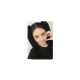 Black Edition PB Cheek Heart Gesture Double Ponytail Show