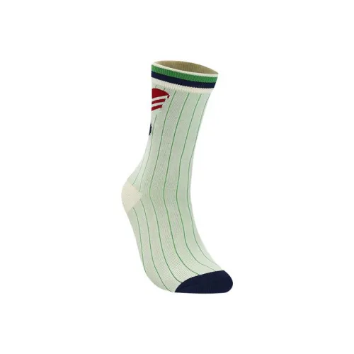 FILA FUSION FACETASM Knee-High Socks Unisex 1 Pack Maltose White