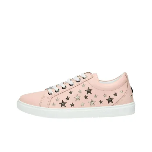Jimmy Choo Slip-Resistant Low-Top Skateboard Shoes Men's Pink