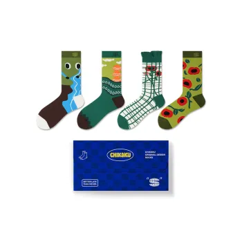CHIKOKU Women's Mid-Calf Socks