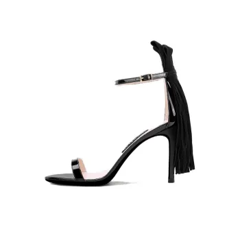 SHUDAIER One-Strap Sandals 8.5cm Women's Black