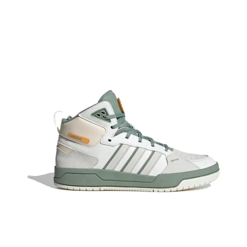 Adidas Neo 100DB Basketball Shoes 'Grey White Olive Green'-1