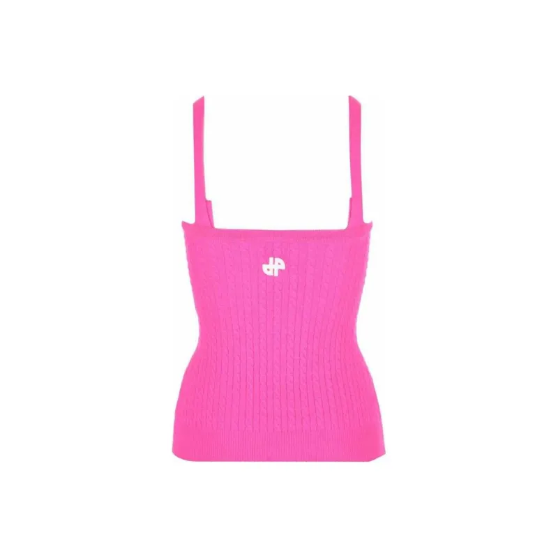 Patou Cross Strap Cable Knitted Top-1