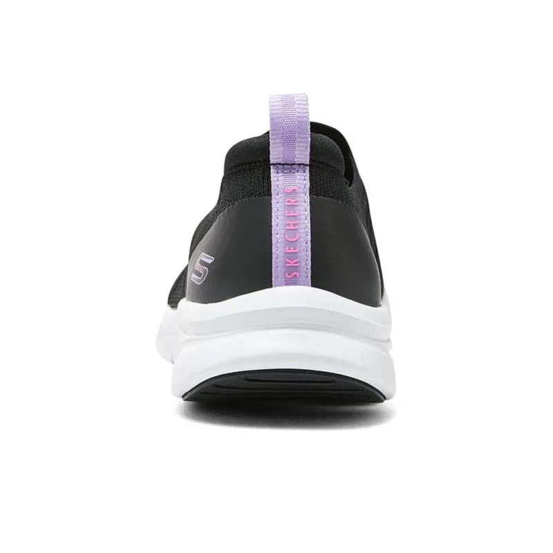 Skechers D'lux Comfort Cushioning Low-Top Casual Shoes Women's Black White-3
