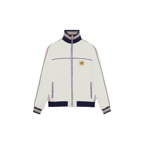 GUCCI Jackets Men Gray White