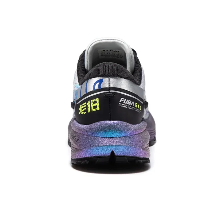 GE18 x KAILAS FUGA Cushioning Slip Resistant Coverage Rebound Low Top Running Shoes Women's Light Silver Gray-2